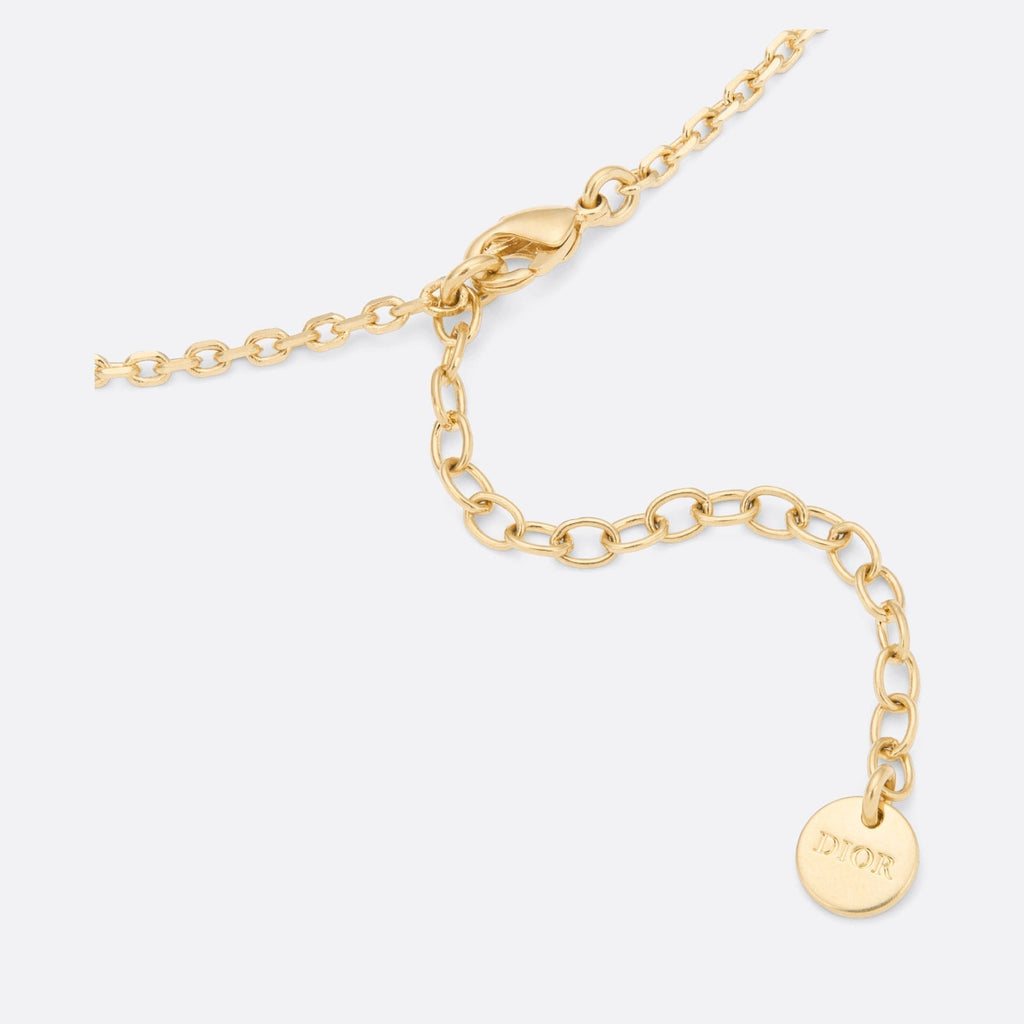 18K Petit Dior Multicolor Crystals Necklace