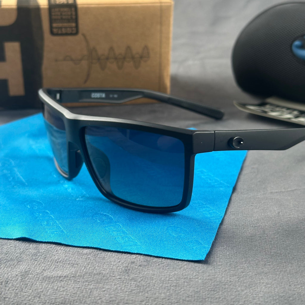 Performance Polarized Sport Sunglasses - Lightweight Matte Wrap Frame