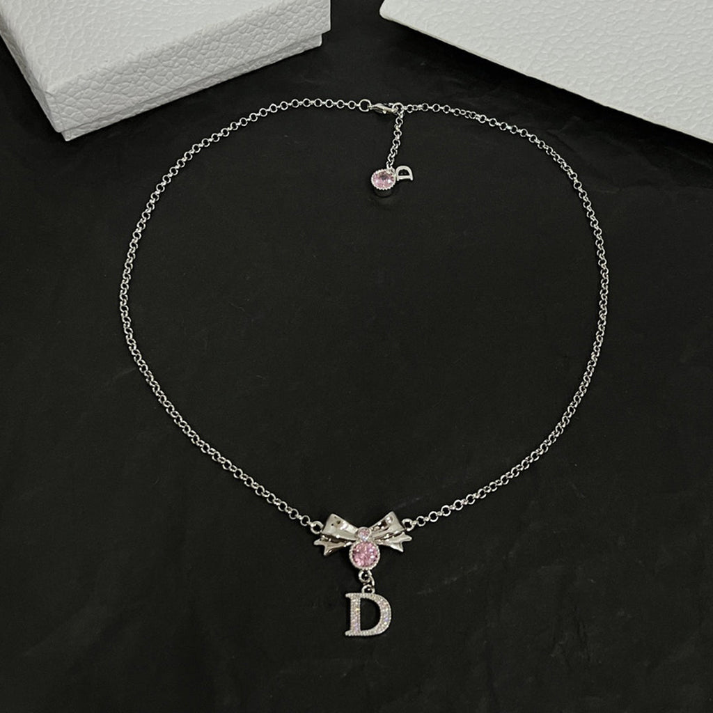 18K Dior Bowknot Vintage Necklace