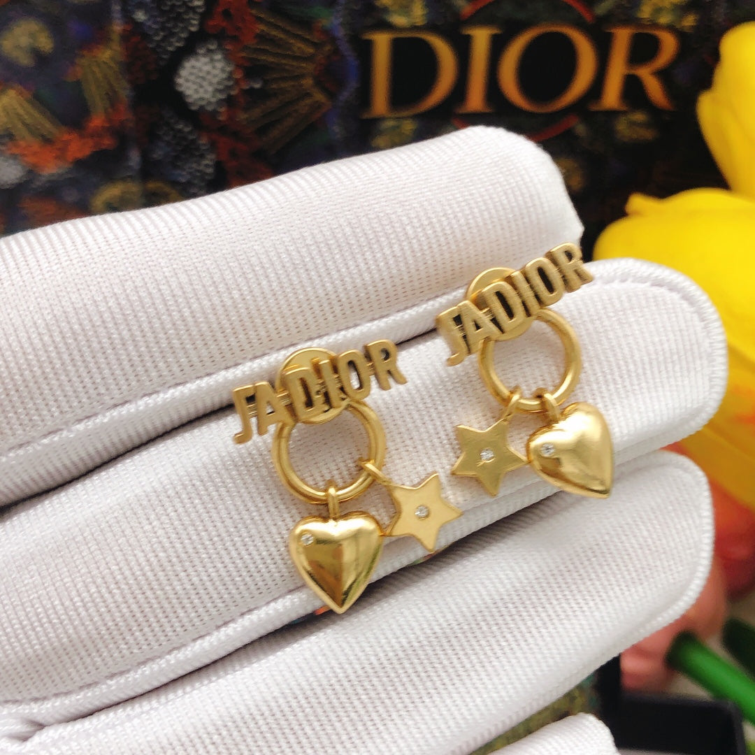 18K Dior J'Adior Star Earrings