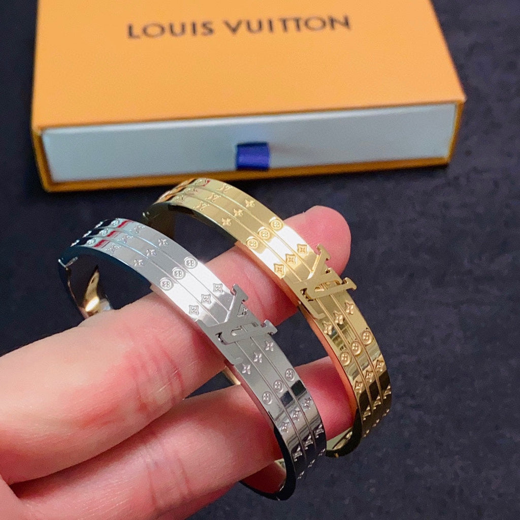 18K Louis Vuitton Vintage Monogram Bracelet